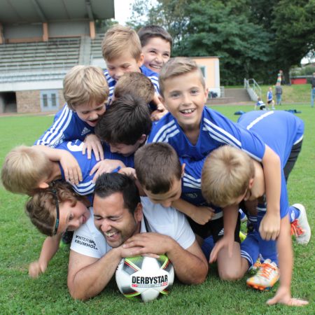 Nicht nur der Spaß steht bei den HSV Kids im Vordergrund. Mit den neuen Mini-Toren soll die Trainingsgestaltung noch anspruchsvoller werden.