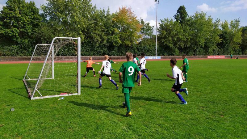 Die D-Jugend gegen Mülheim-Kärlich mit vollem Einsatz