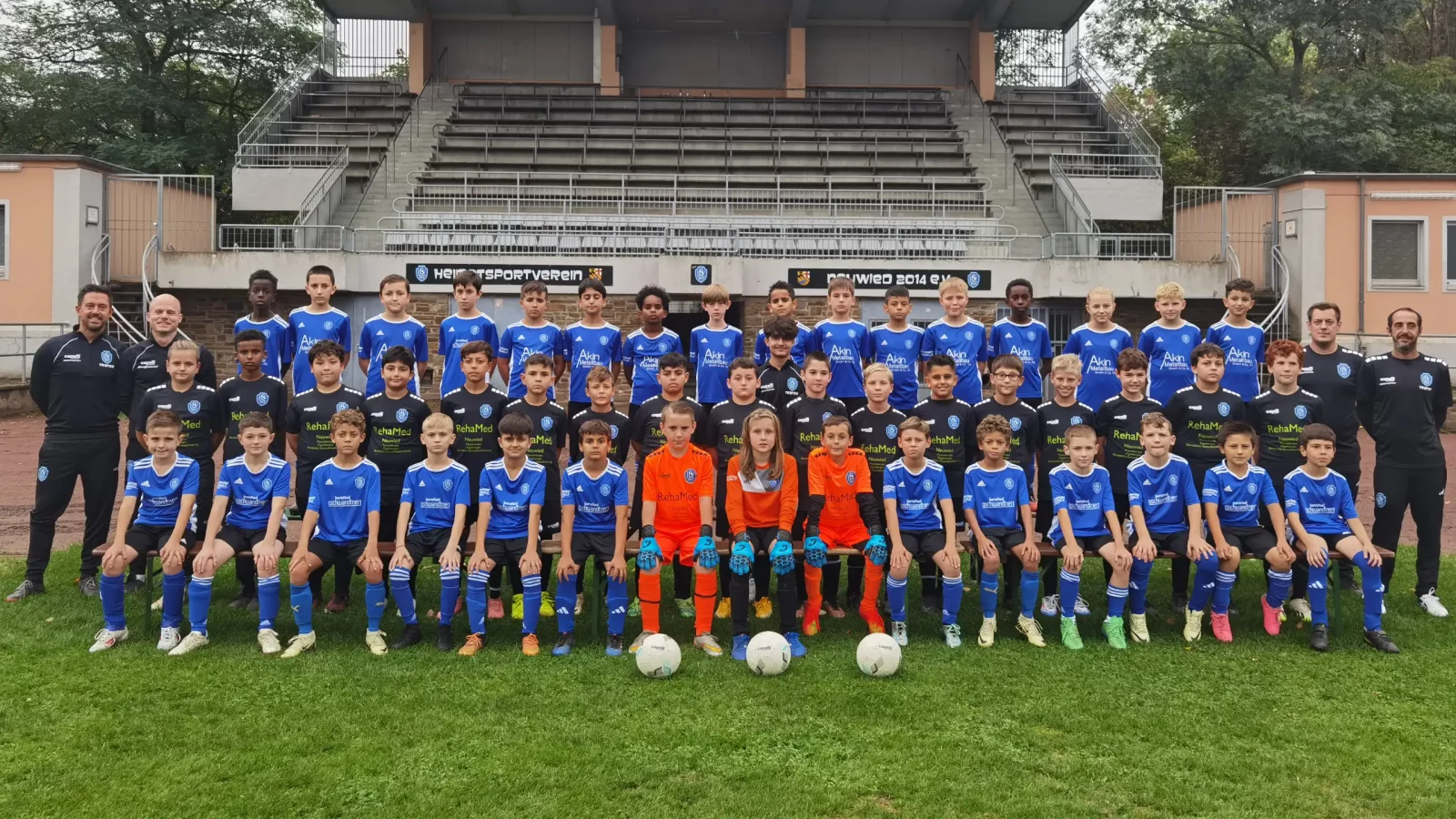 Die E-Jugend vom HSV Neuwied aus der Saison 2024/25